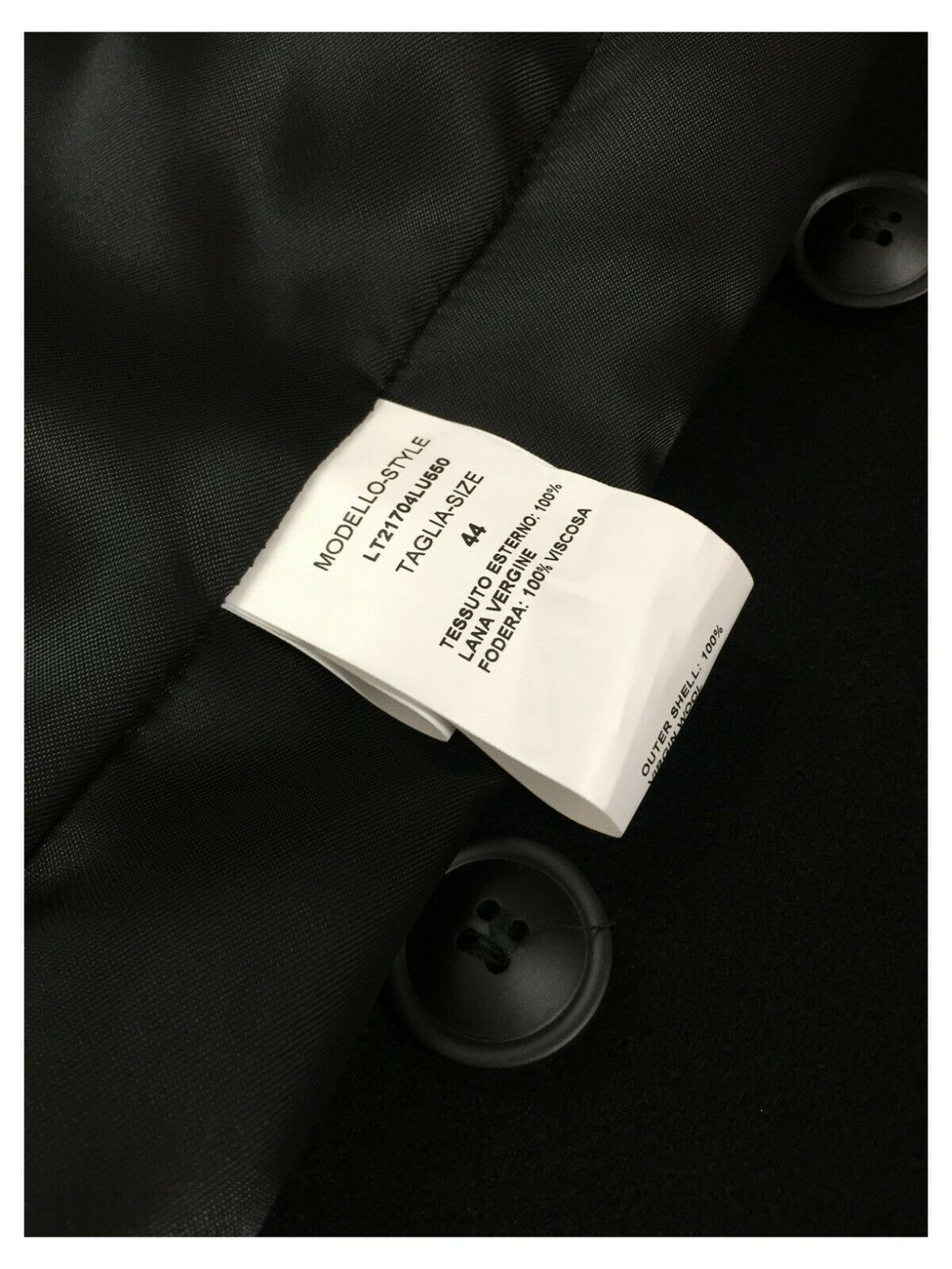 LUCREZIA T cappotto donna monopetto 2 bottoni slim art L21704LU550 100% lana MADE IN ITALY