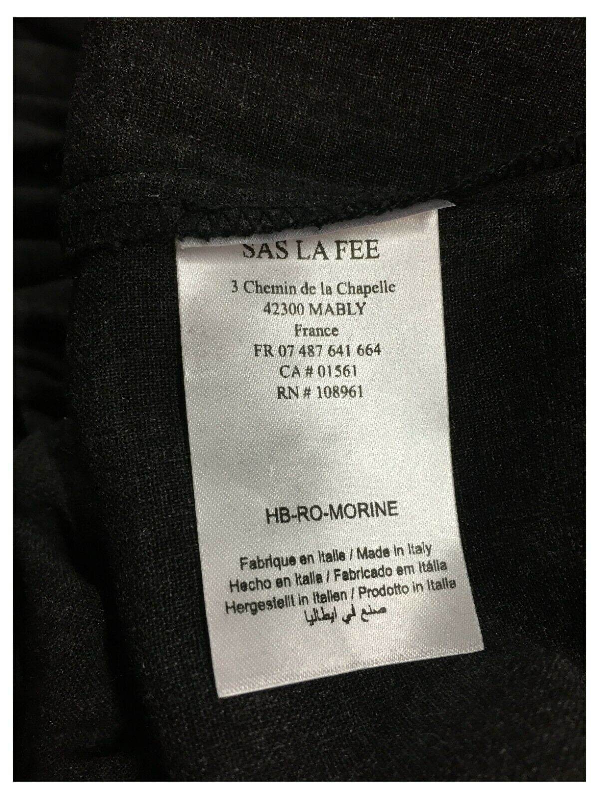 HUMILITY 1949 abito donna lungo antracite girocollo art HB-RO-MORINE 100% viscosa MADE IN ITALY