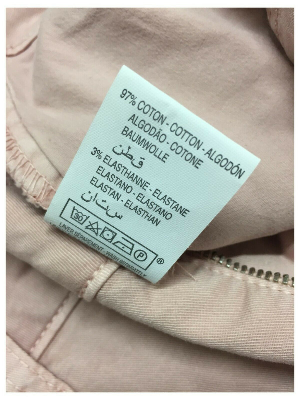 LA FEE MARABOUTEE pantalone donna rosa alla caviglia art FA-PA-MIA MADE IN ITALY