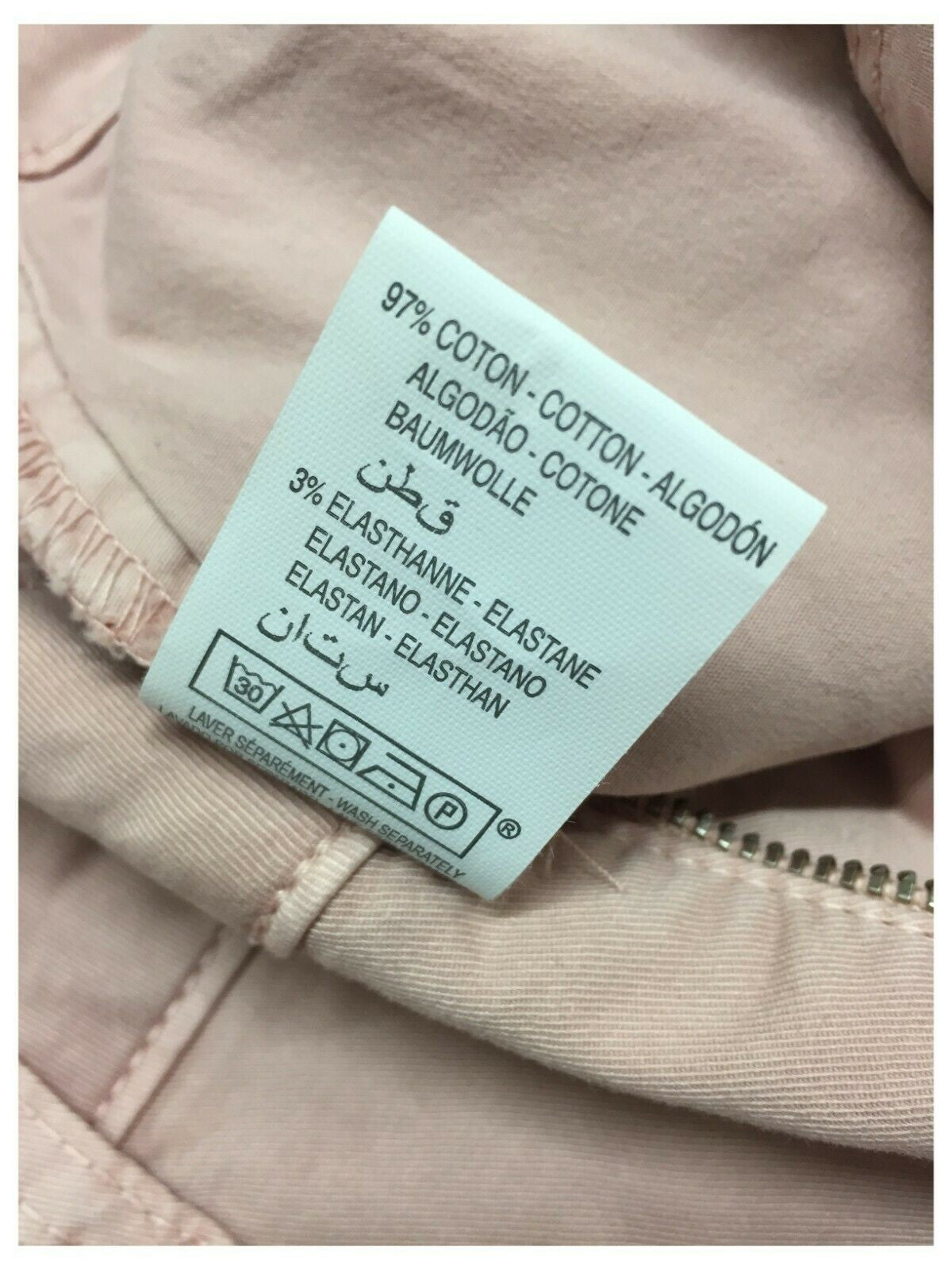 LA FEE MARABOUTEE pantalone donna rosa alla caviglia art FA-PA-MIA MADE IN ITALY