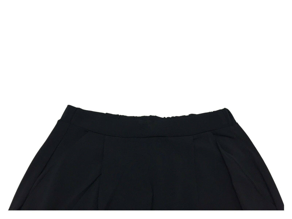 LA FEE MARABOUTEE pantalone jersey donna nero art FA-PA-MIRINA MADE IN ITALY