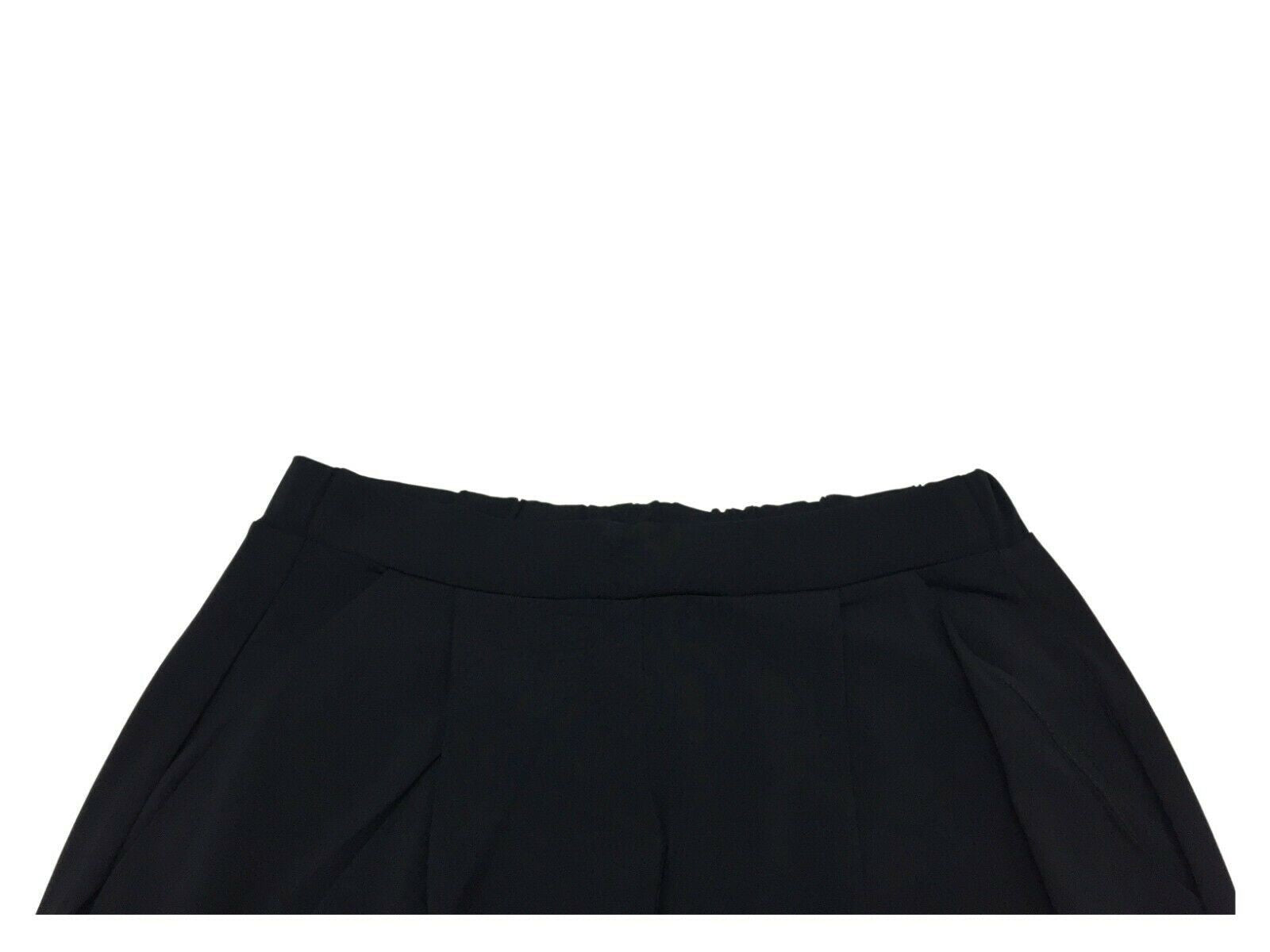 LA FEE MARABOUTEE pantalone jersey donna nero art FA-PA-MIRINA MADE IN ITALY