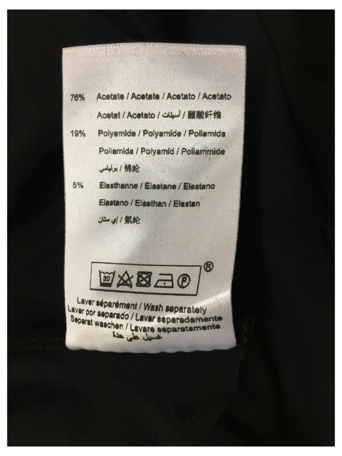 LA FEE MARABOUTEE pantalone jersey donna nero art FA-PA-MIRINA MADE IN ITALY