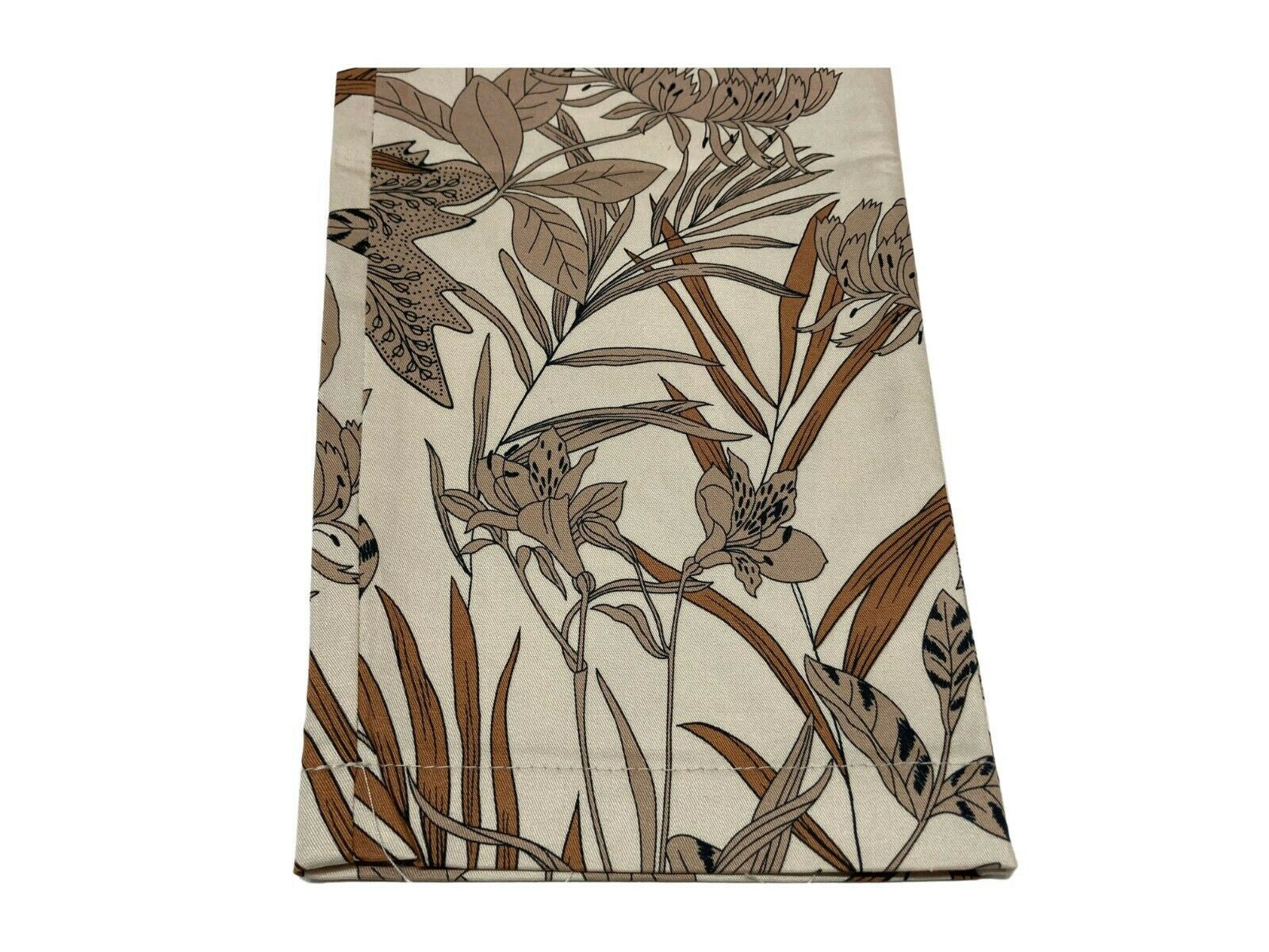 LA FEE MARABOUTEE pantalone donna fantasia floreale beige/cuoio art FA-PA-MONA 97% cotone 3% elastan MADE IN ITALY