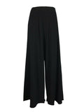 HUMILITY 1949 pantalone felpa garzata nero maxi-palazzo art HB-PA-MELODI MADE IN ITALY