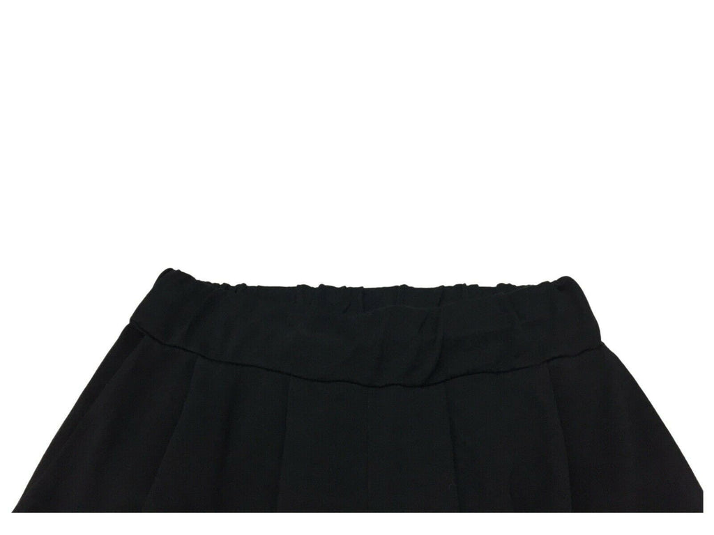 HUMILITY 1949 pantalone felpa garzata nero maxi-palazzo art HB-PA-MELODI MADE IN ITALY