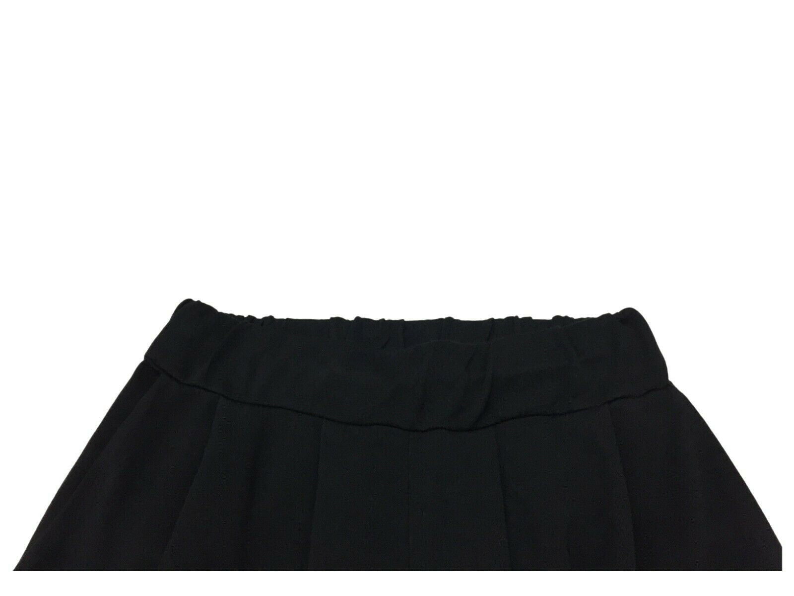 HUMILITY 1949 pantalone felpa garzata nero maxi-palazzo art HB-PA-MELODI MADE IN ITALY