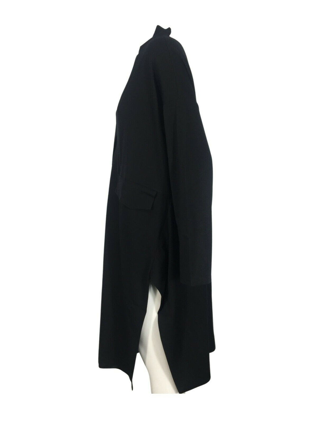 HUMILITY 1949 maxi cardigan donna nero punto milano art HB-VE-MARIBEL MADE IN ITALY