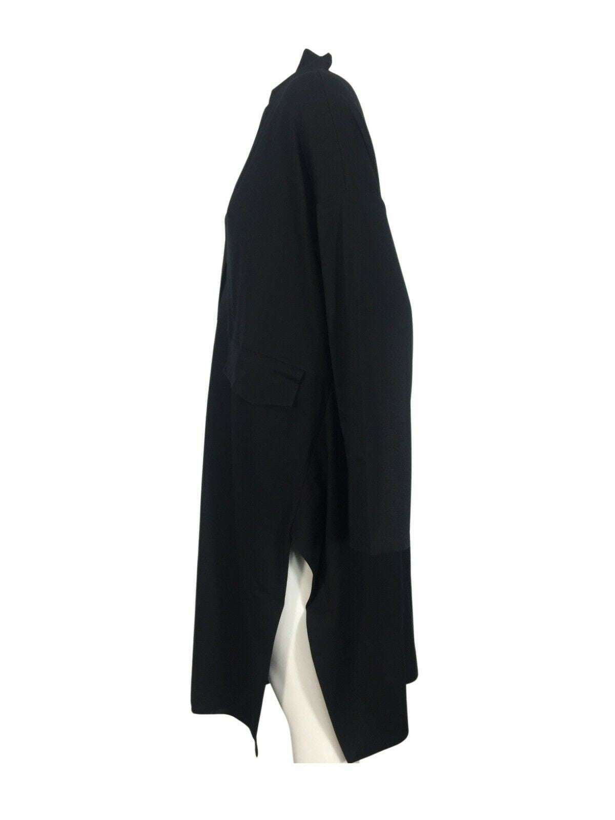 HUMILITY 1949 maxi cardigan donna nero punto milano art HB-VE-MARIBEL MADE IN ITALY