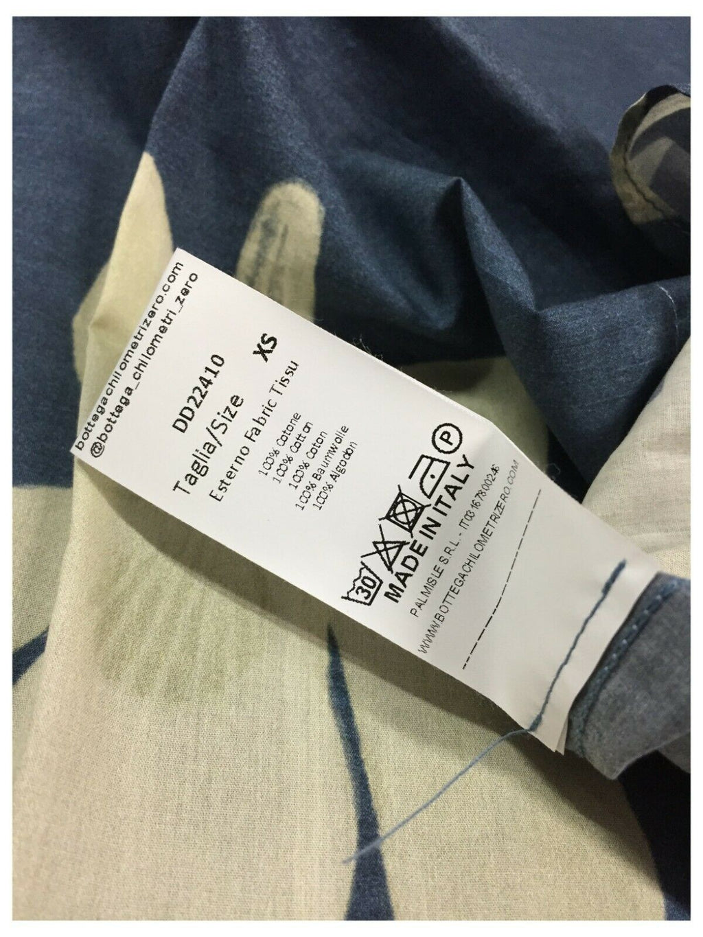 4.10 by BKØ camicia donna voile di cotone DD2410 FANTASIA 100% cotone MADE IN ITALY