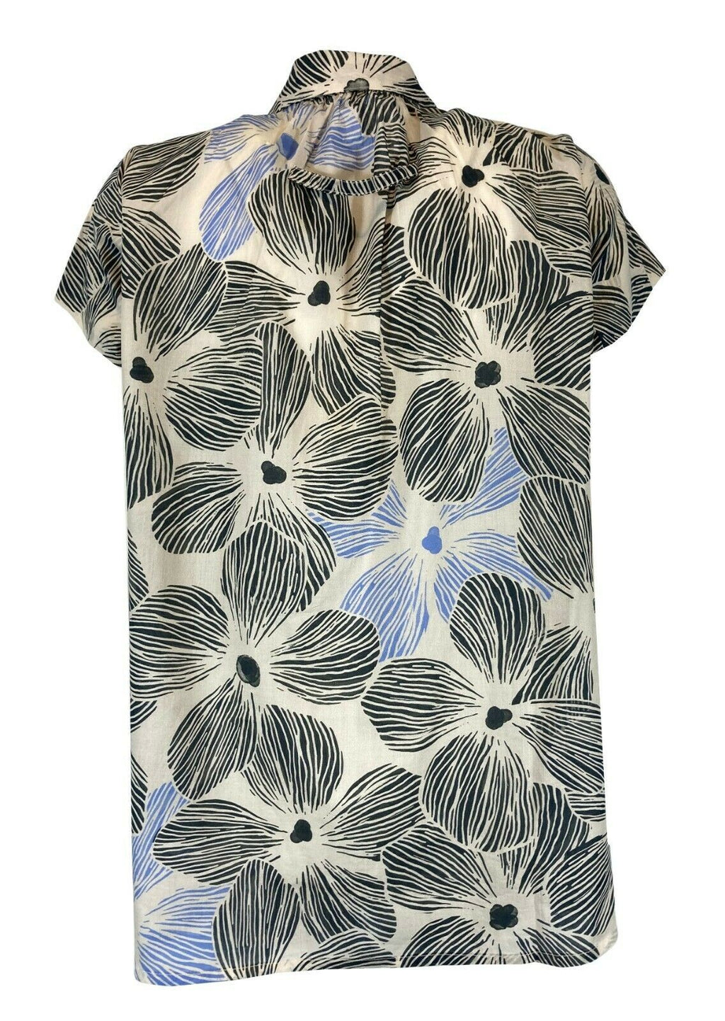 4.10 by BKØ camicia donna voile di cotone DD2410 FANTASIA 100% cotone MADE IN ITALY