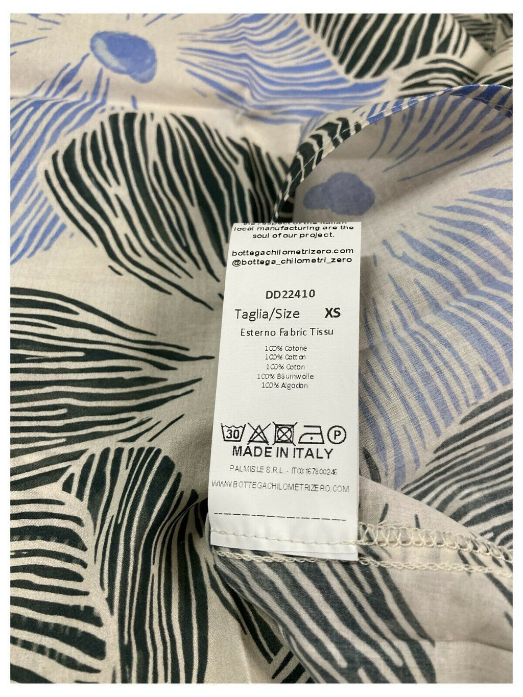 4.10 by BKØ camicia donna voile di cotone DD2410 FANTASIA 100% cotone MADE IN ITALY