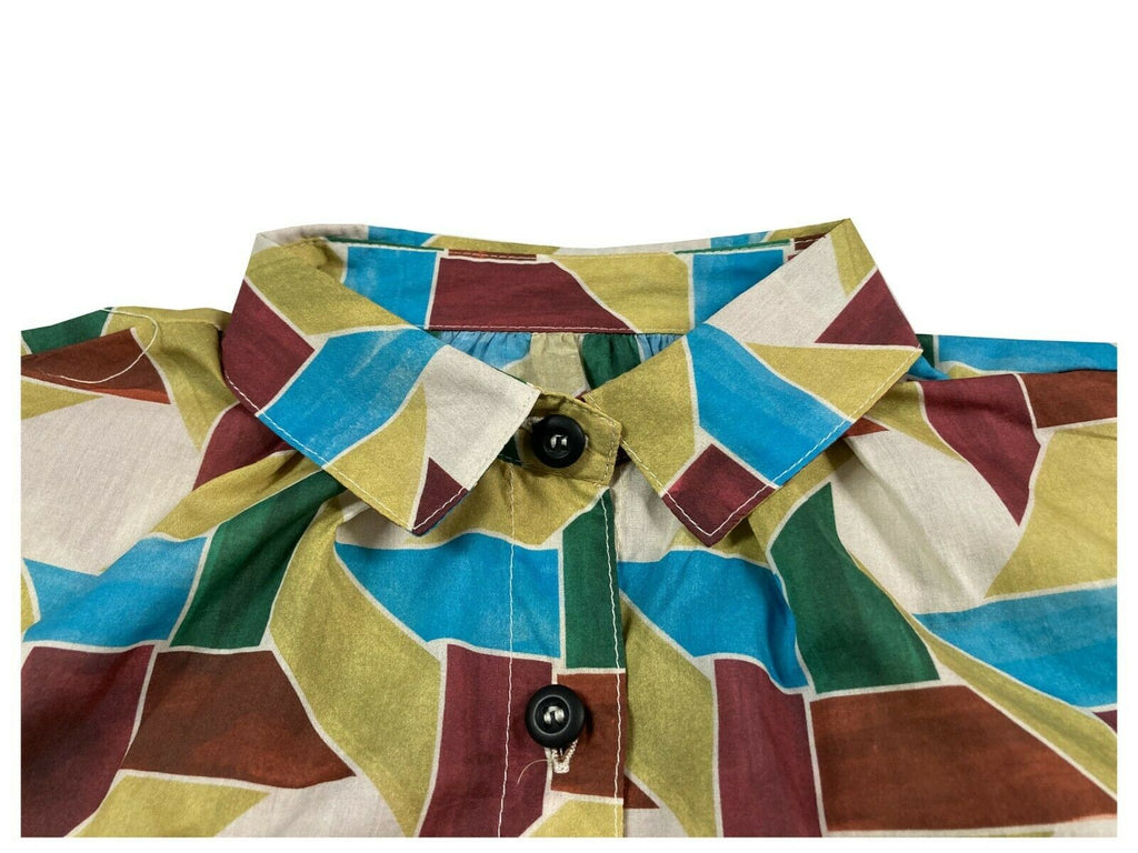 4.10 by BKØ camicia donna voile di cotone DD2410 FANTASIA 100% cotone MADE IN ITALY