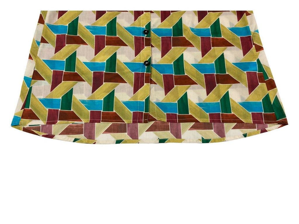 4.10 by BKØ camicia donna voile di cotone DD2410 FANTASIA 100% cotone MADE IN ITALY