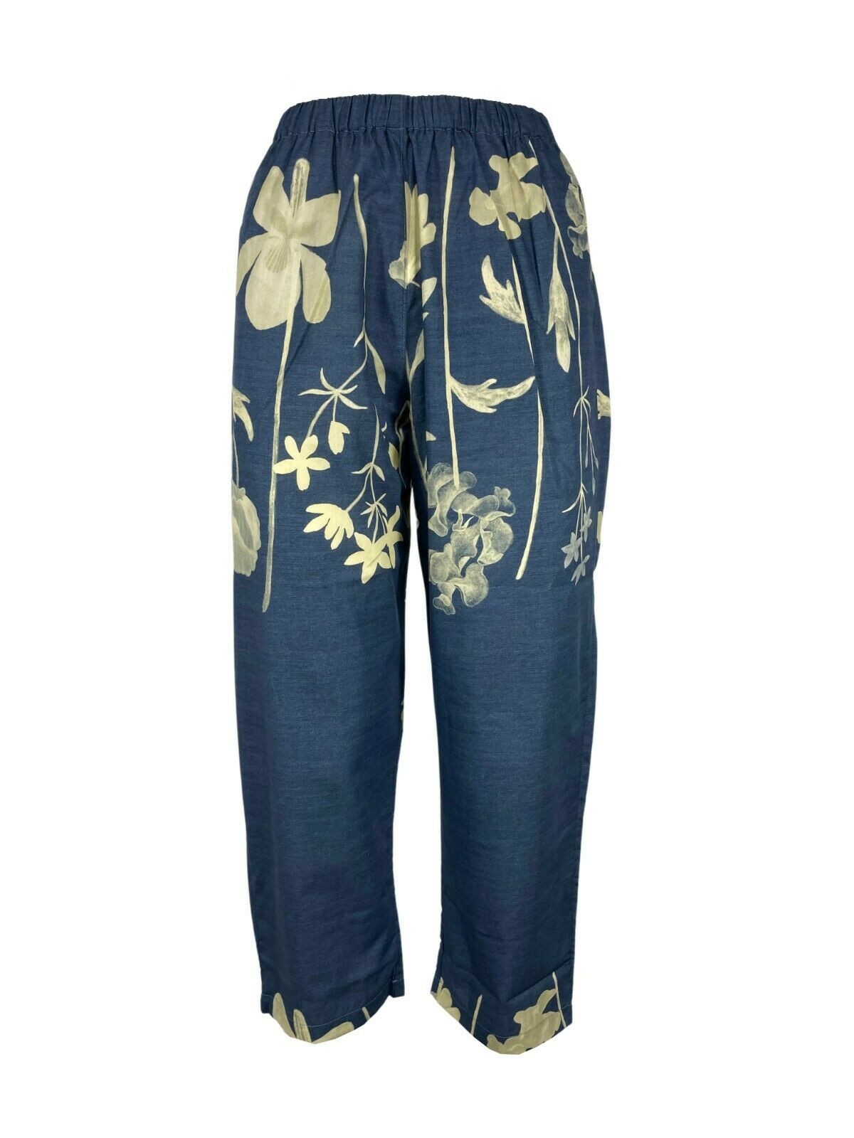 4.10 by BKØ pantalone donna fantasia art DD22455 MICENE 100% cotone MADE IN ITALY