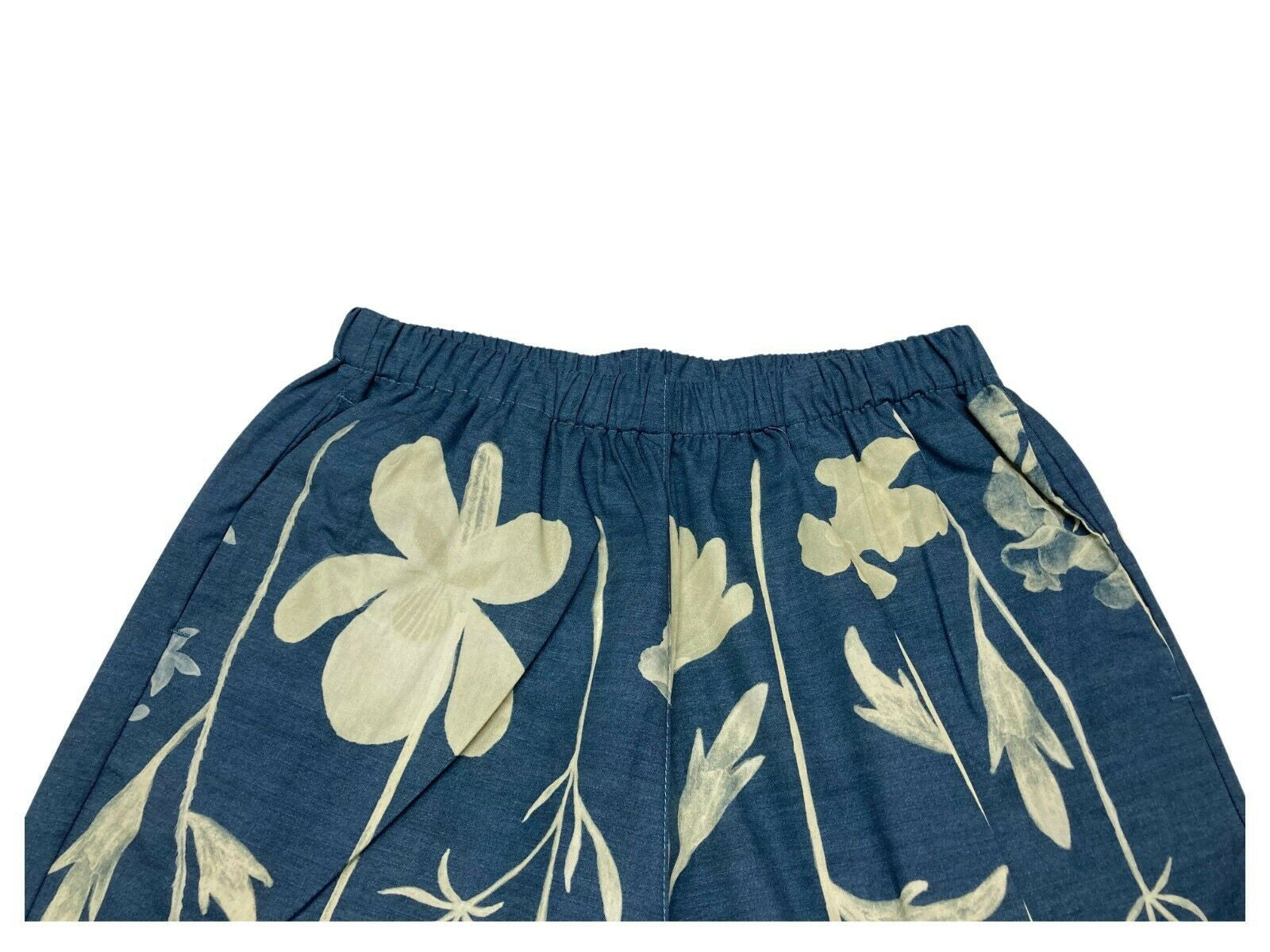 4.10 by BKØ pantalone donna fantasia art DD22455 MICENE 100% cotone MADE IN ITALY