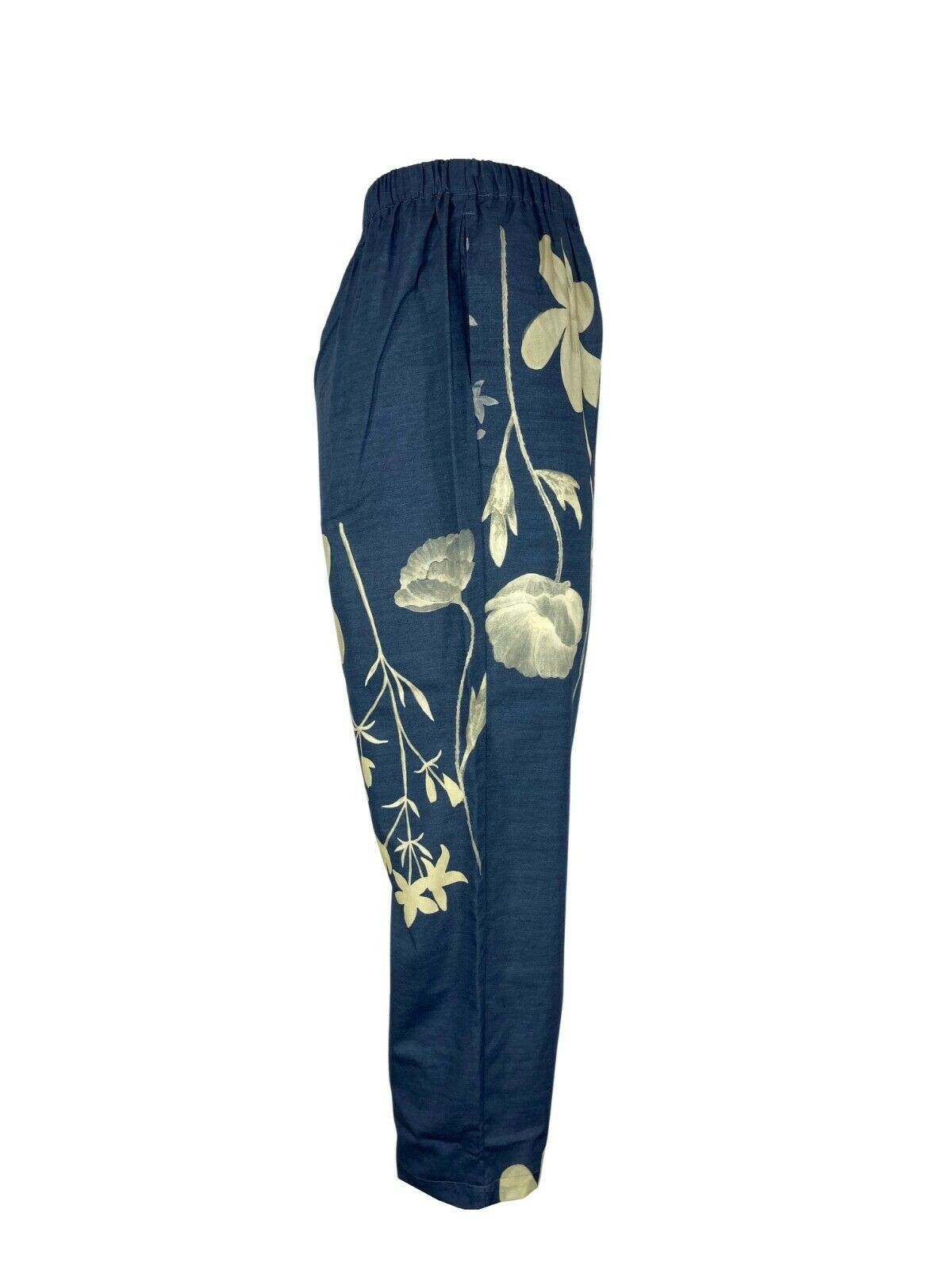 4.10 by BKØ pantalone donna fantasia art DD22455 MICENE 100% cotone MADE IN ITALY