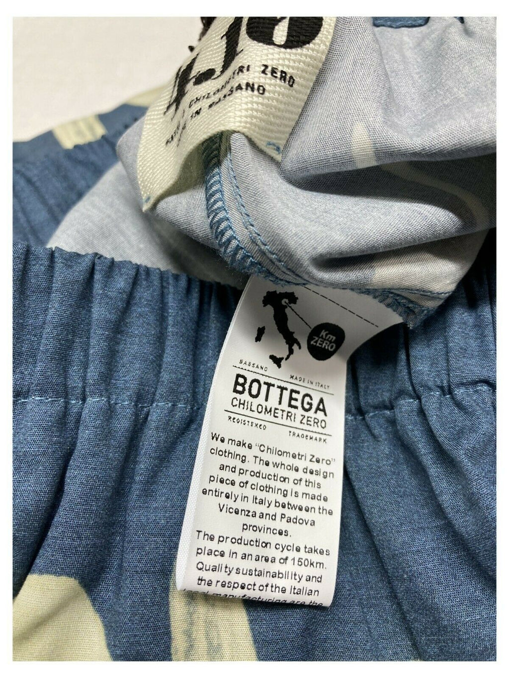 4.10 by BKØ pantalone donna fantasia art DD22455 MICENE 100% cotone MADE IN ITALY