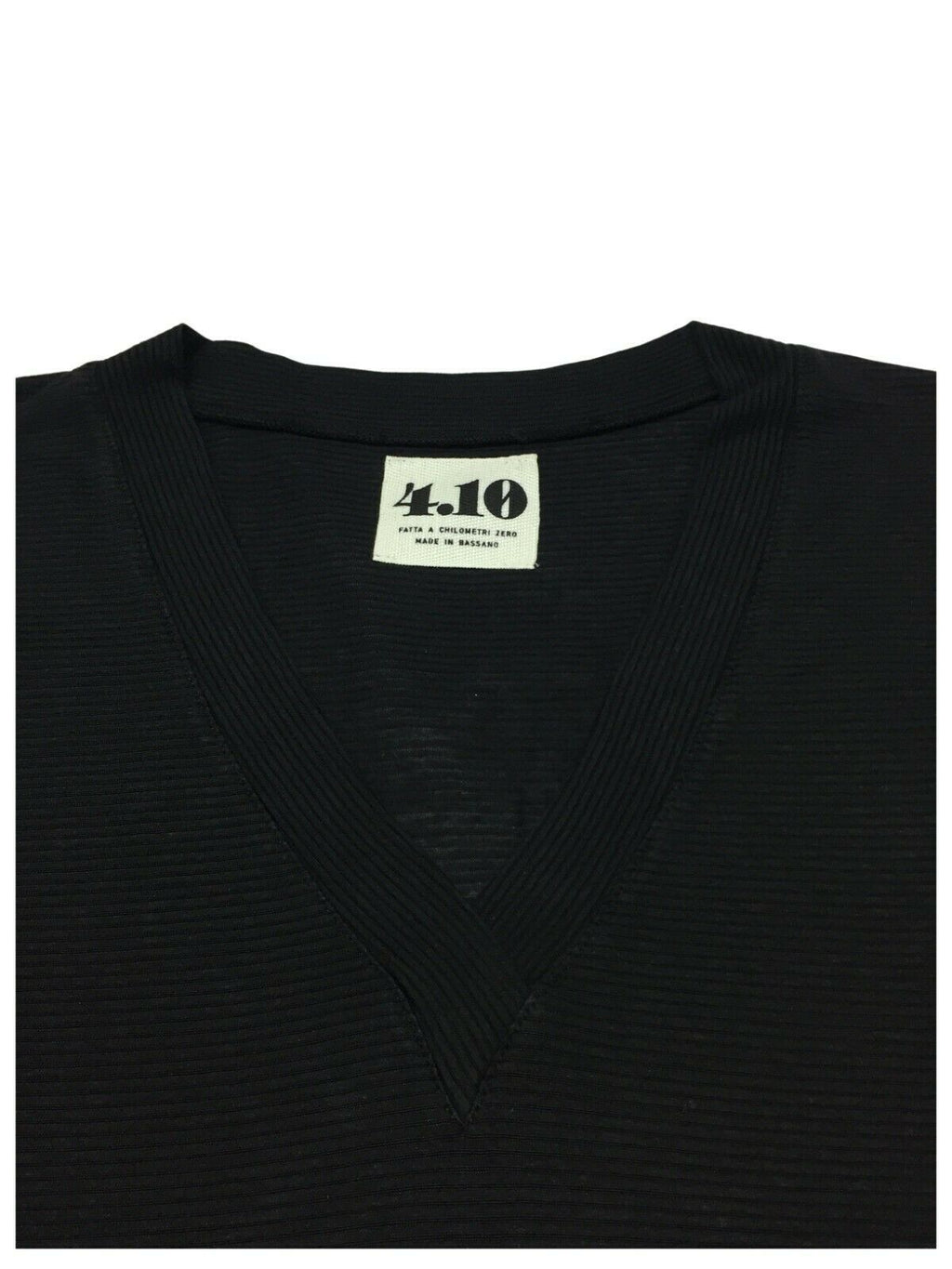 4.10 by BKØ maglia donna righe in tinta art DD22438 KIMONO MADE IN ITALY