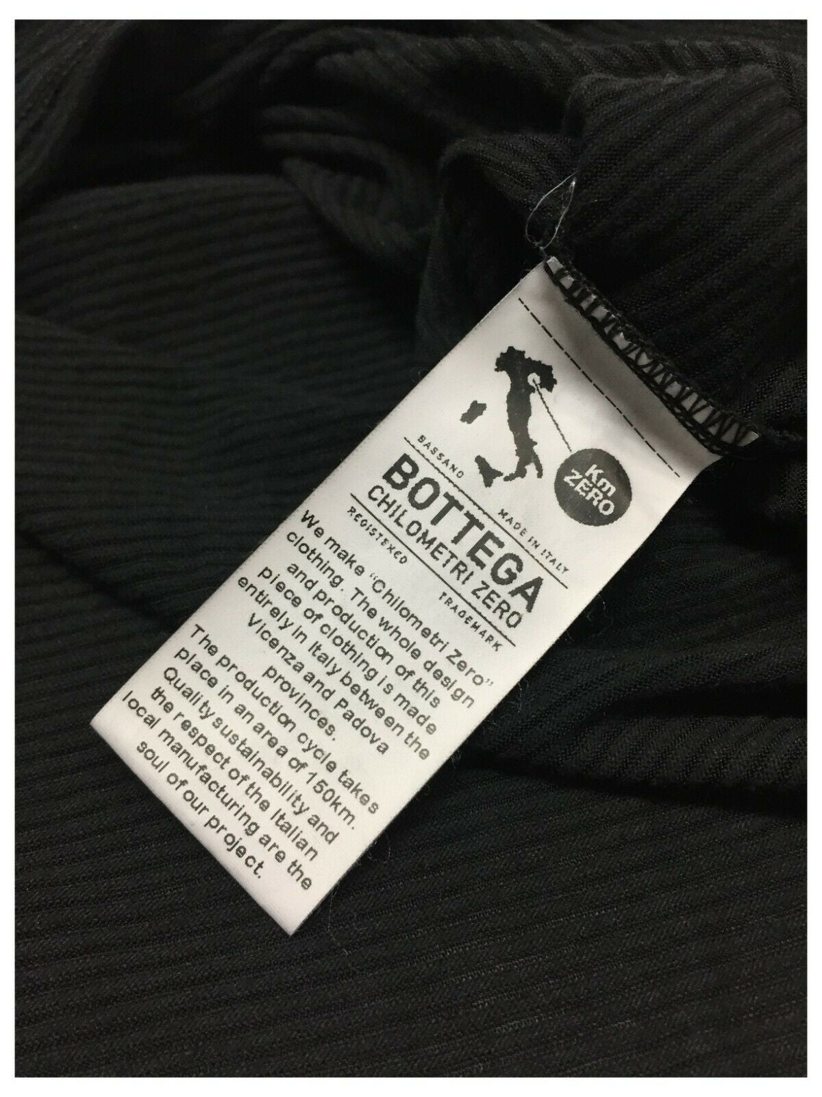 4.10 by BKØ maglia donna righe in tinta art DD22438 KIMONO MADE IN ITALY