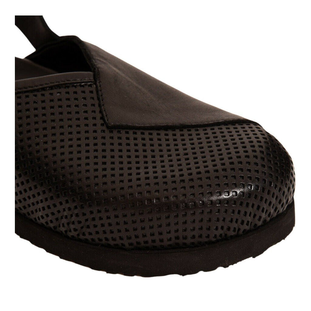 PATRIZIA BONFANTI scarpa donna nera rivisitazione metropolitana scarpe clog art PB001137 REMI MADE IN ITALY