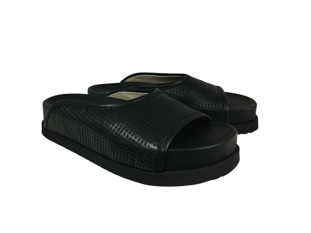 PATRIZIA BONFANTI sandalo basso nero fasciato art SEN SQUARE MADE IN ITALY