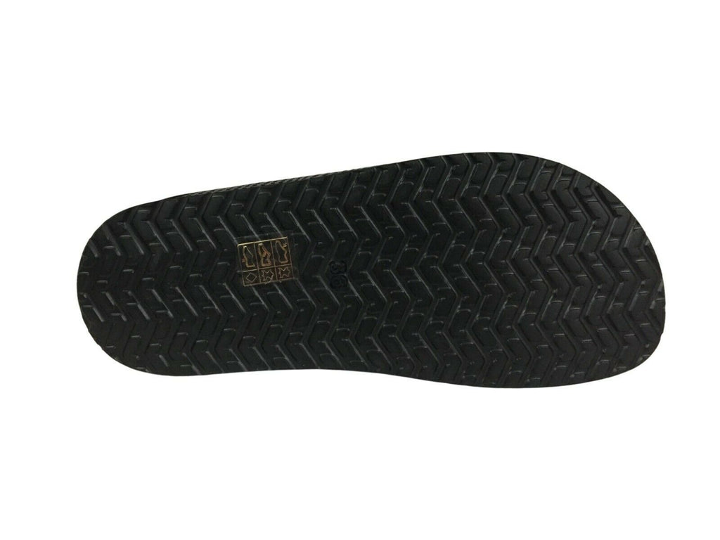 PATRIZIA BONFANTI sandalo basso nero fasciato art SEN SQUARE MADE IN ITALY