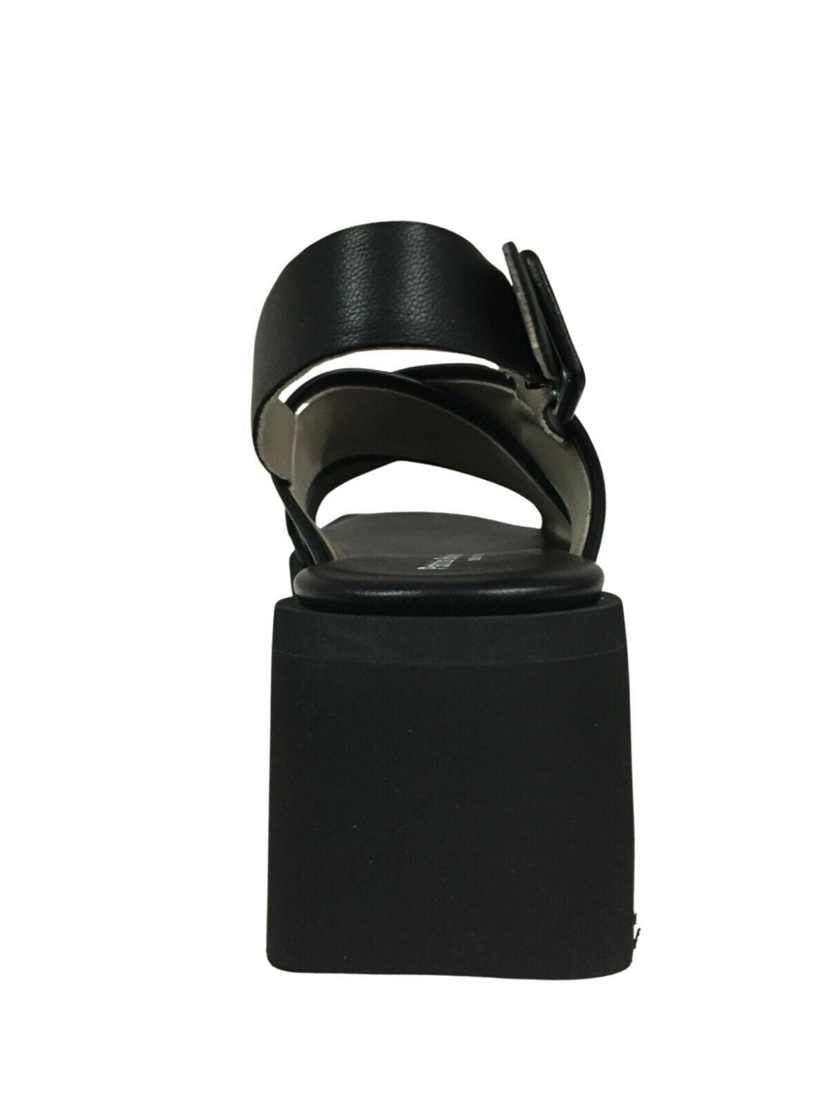 PATRIZIA BONFANTI sandalo donna pelle nero art ASUKA SUN 100% pelle MADE IN ITALY
