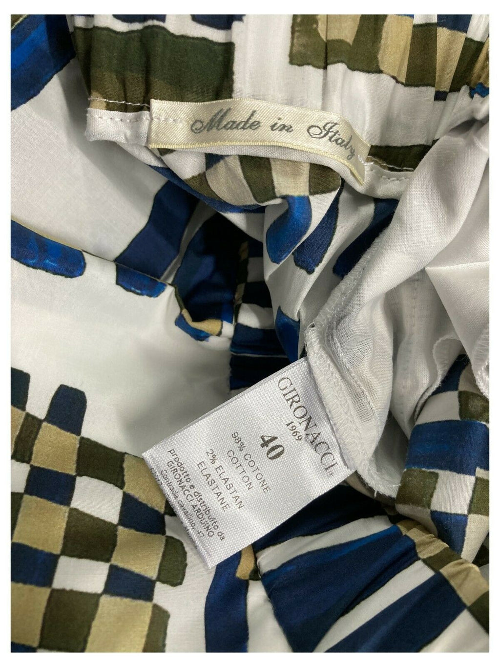 GIRONACCI 1969 gonna donna fantasia a ruota mod D1030 LIMA F420 MADE IN ITALY