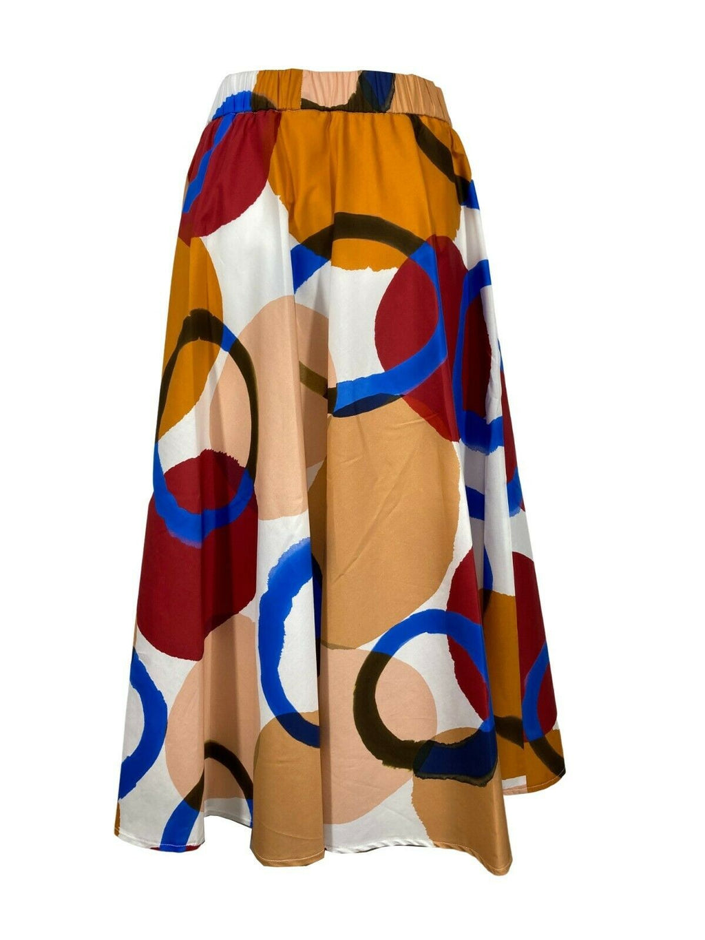 GIRONACCI 1969 gonna donna fantasia a ruota mod D1030 LIMA F414 MADE IN ITALY