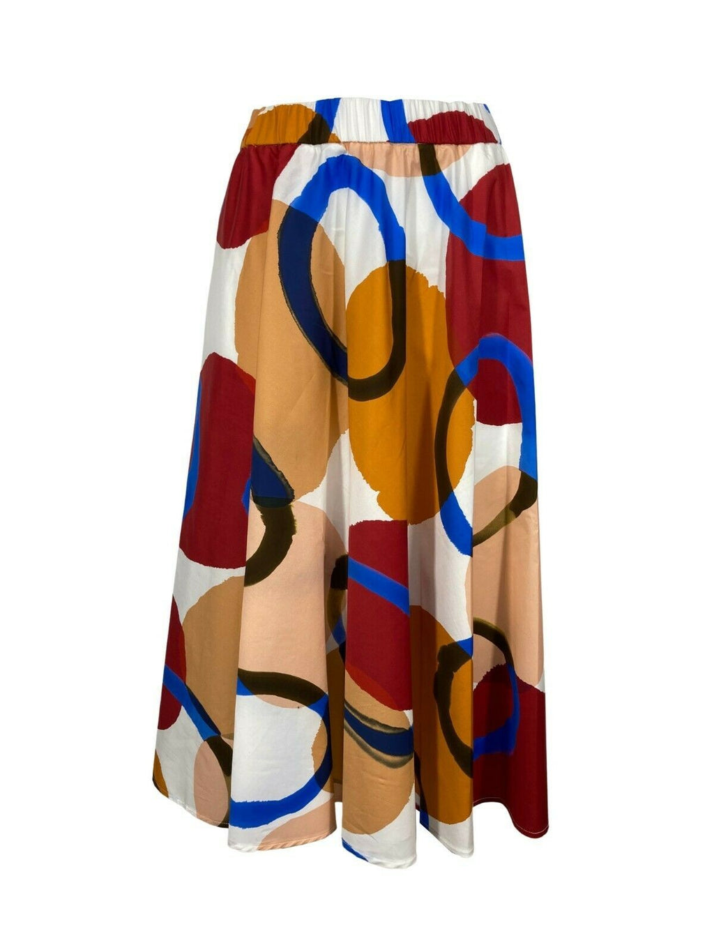 GIRONACCI 1969 gonna donna fantasia a ruota mod D1030 LIMA F414 MADE IN ITALY