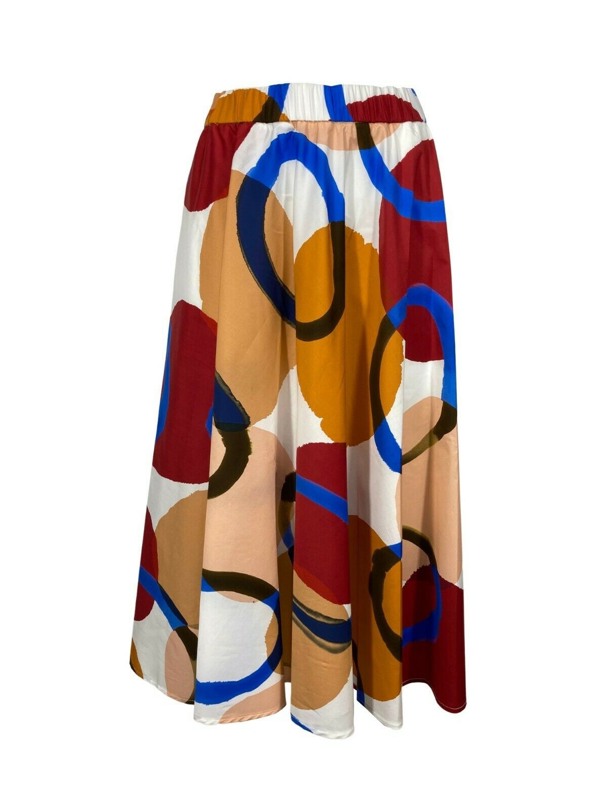 GIRONACCI 1969 gonna donna fantasia a ruota mod D1030 LIMA F414 MADE IN ITALY