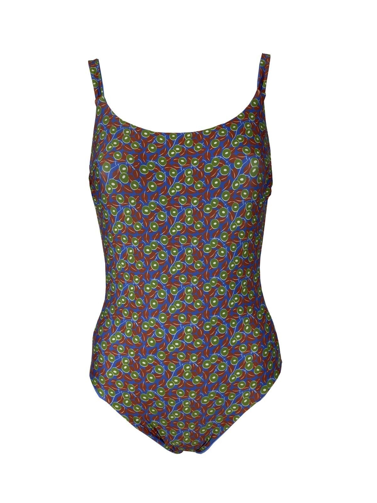 JUSTMINE costume donna intero double-face sky-olive-canyon art A7068000 DOUBLE BERRY MADE IN ITALY