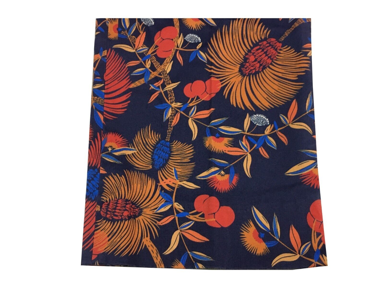 LA FEE MARABOUTEE pantalone donna blu fantasia floreale rosso art FD-PA- BILLY