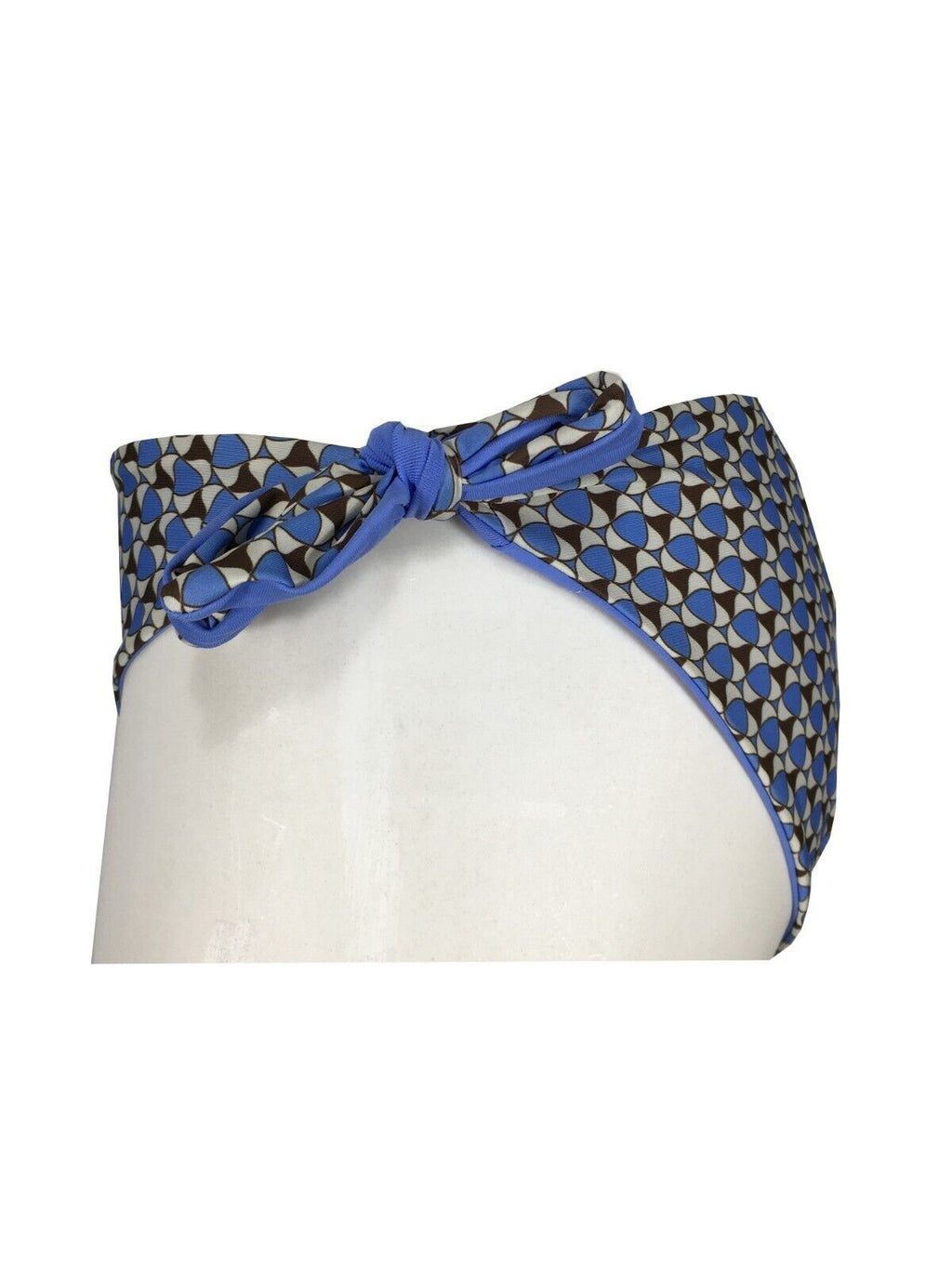 FEELING by JUSTMINE bikini donna push-up sky/brown  art B28296010 GEOFLOWER MADE IN ITALY