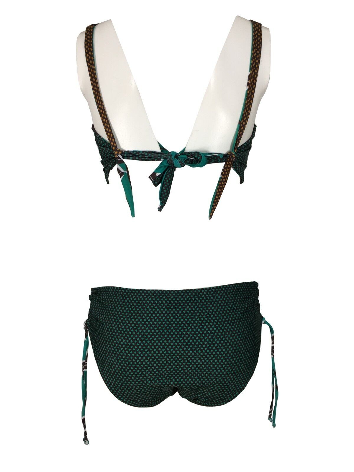 FEELING by JUSTMINE bikini donna double-face moro/smeraldo art R516C681 TULIPES MADE IN ITALY