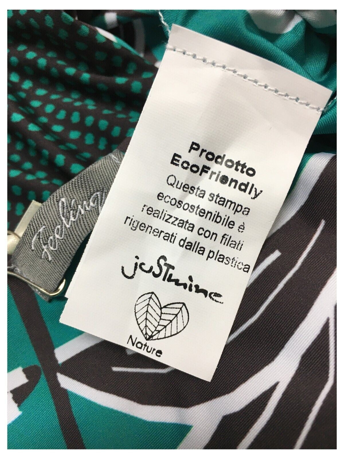 FEELING by JUSTMINE bikini donna double-face moro/smeraldo art R516C681 TULIPES MADE IN ITALY