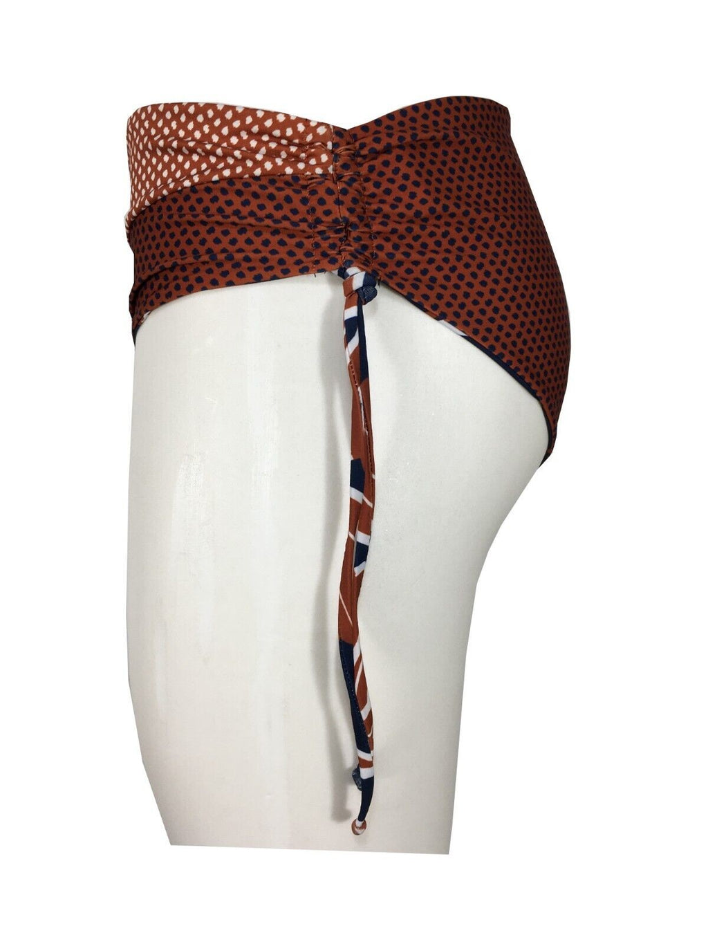 FEELING by JUSTMINE bikini donna double-face coccio/navy art R512C681 TULIPES MADE IN ITALY