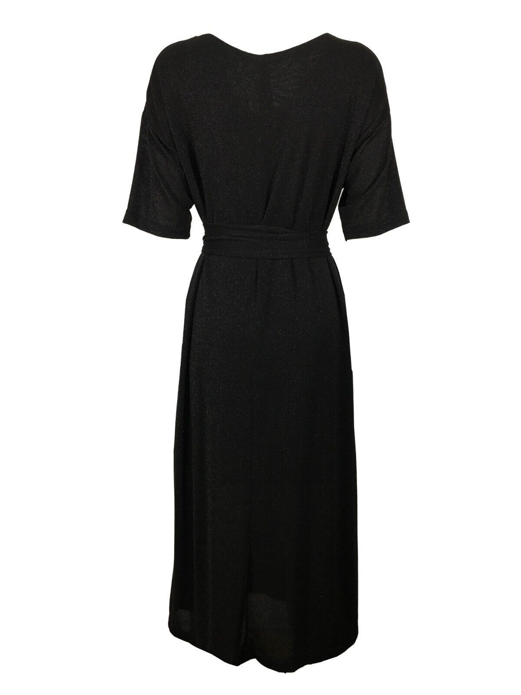 BE LIMOUSINE abito donna jersey nero lurex art LUSTRO LV304LU  MADE IN ITALY