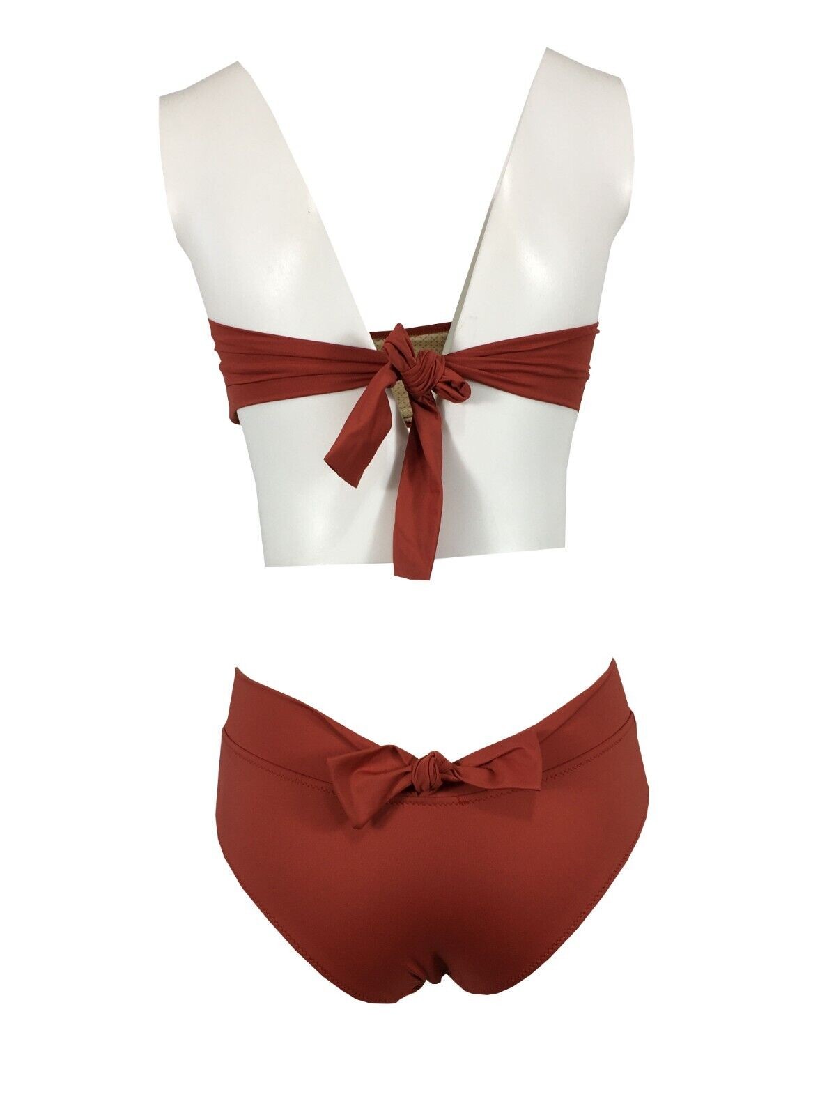 JUSTMINE bikini donna fascia foderato colore mattone BW28378018 ALLWAYS MADE IN ITALY