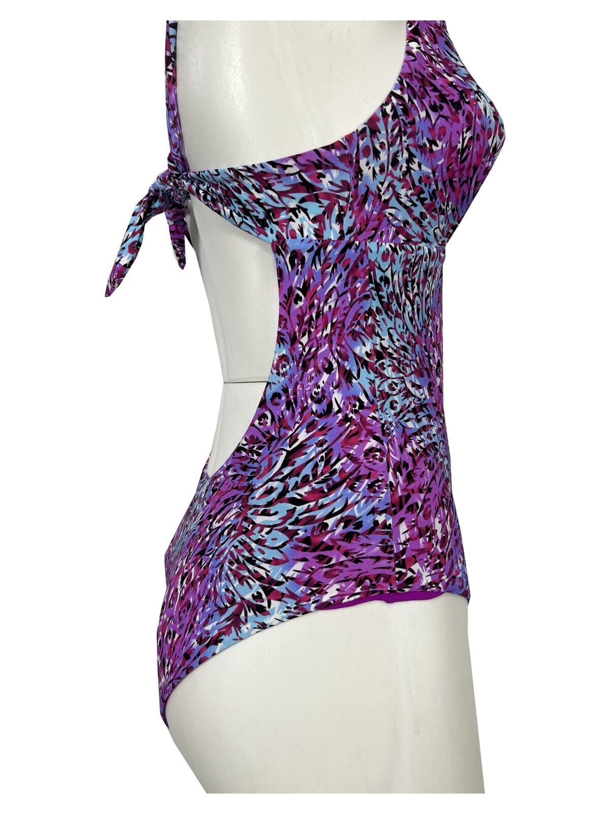 BEACH BRASIL costume donna intero fantasia fuxia 43-6316 MADE IN ITALY