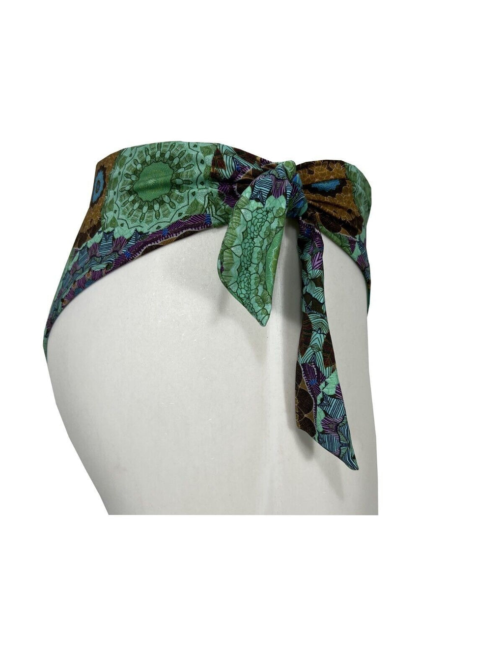 BEACH BRASIL bikini donna triangolo fantasia verde art 40-6301 A MADE IN ITALY