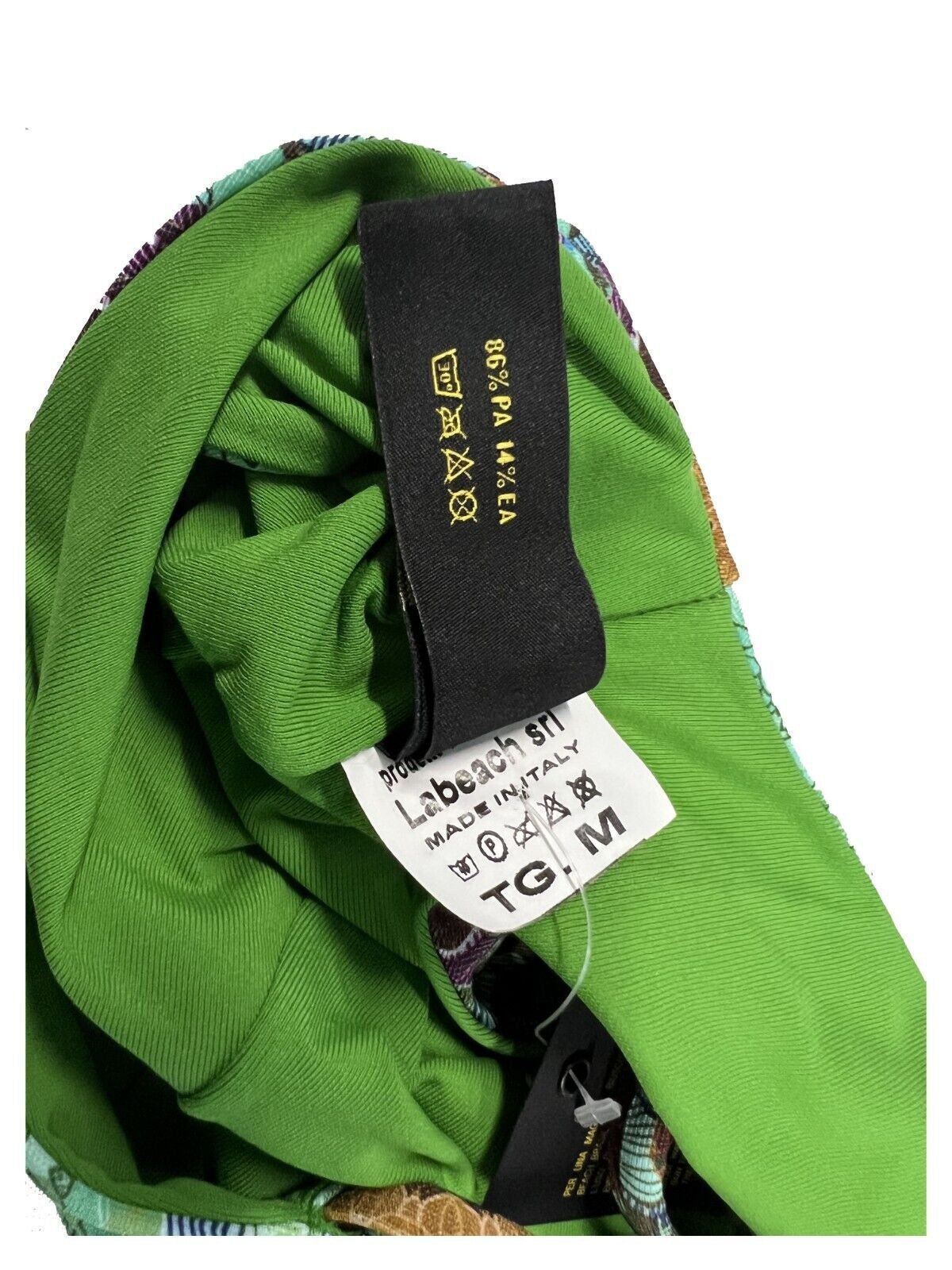 BEACH BRASIL bikini donna foderato fantasia verde art 40-6025L MADE IN ITALY