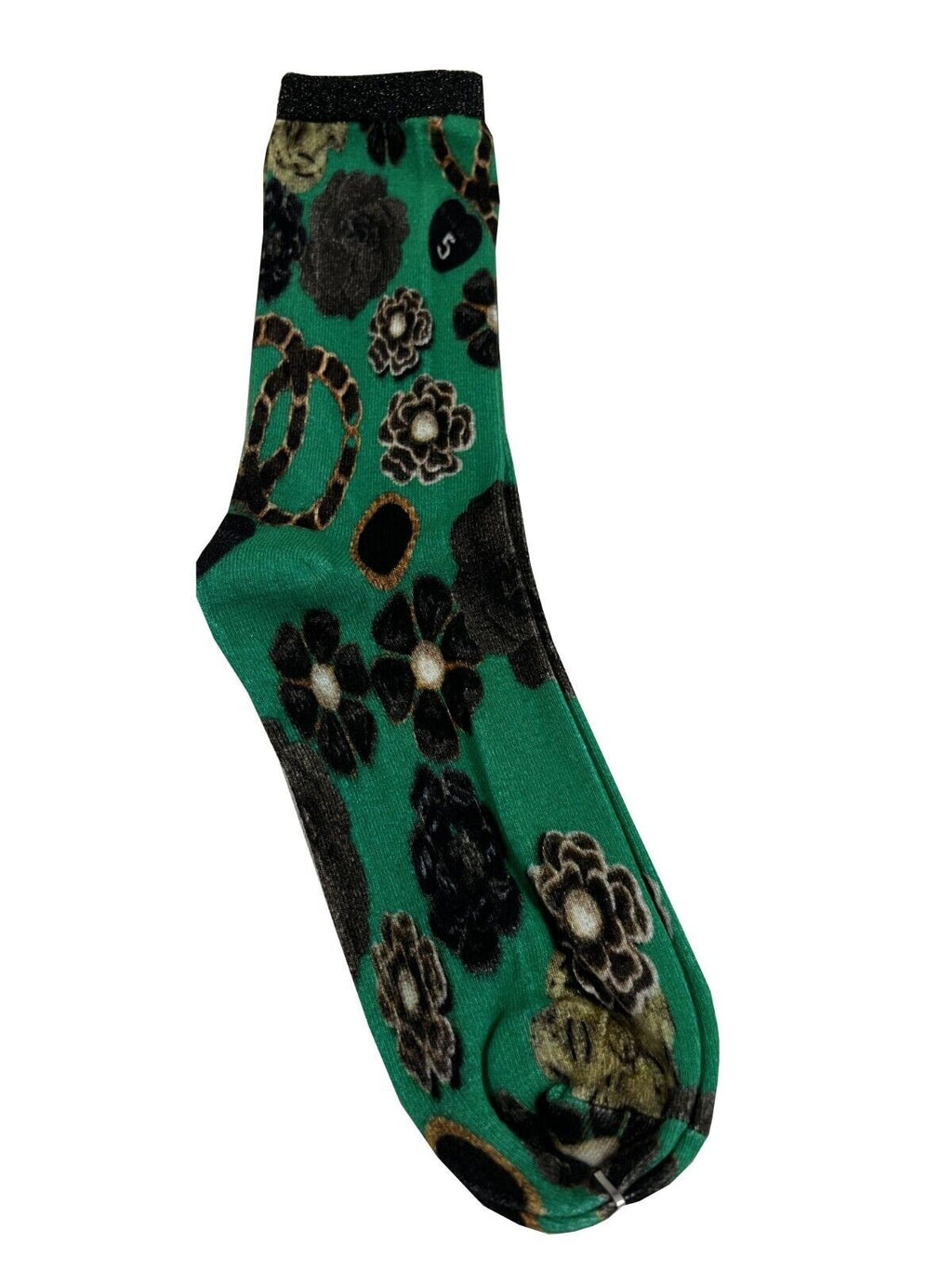 IL THE DELLE 5 calzino donna fantasia M/DARCY 90% cotone 10% elastan Tg. Unica 36/40