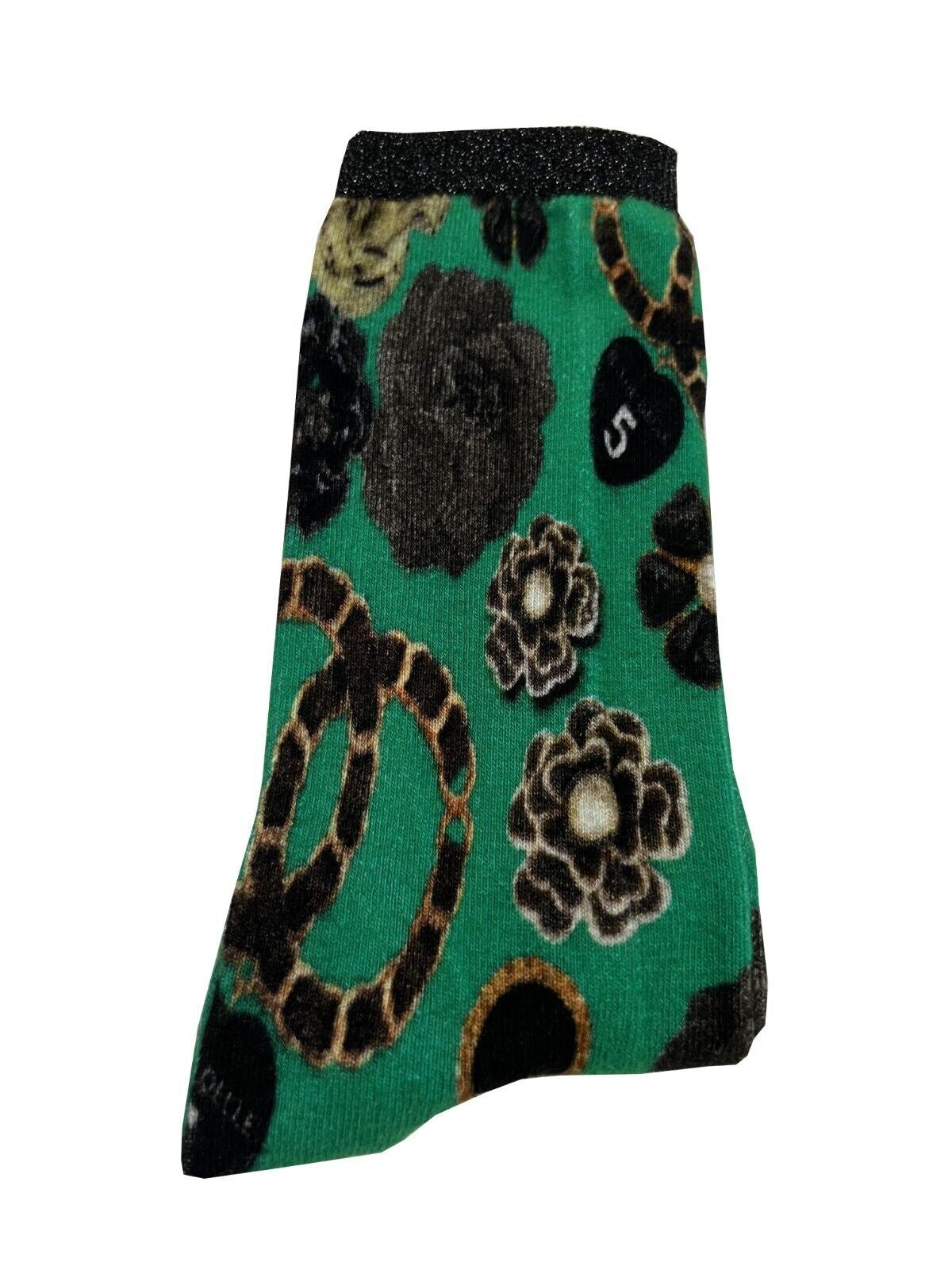 IL THE DELLE 5 calzino donna fantasia M/DARCY 90% cotone 10% elastan Tg. Unica 36/40