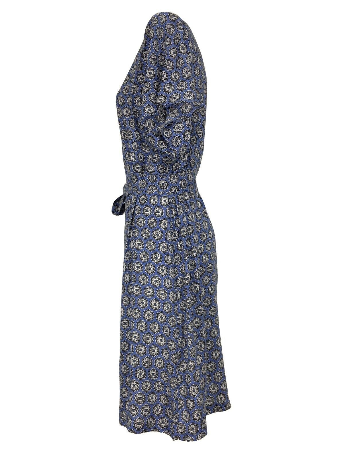 LA FEE MARABOUTEE abito donna fantasia celeste FD-RO-LEMIA 100% viscosa MADE IN ITALY