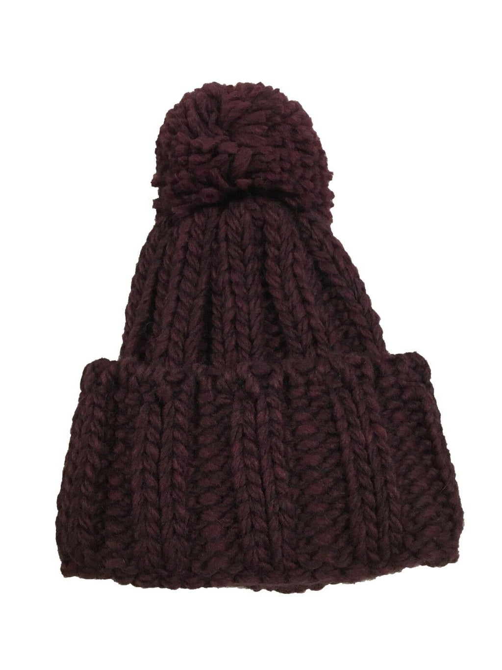 HUMILITY cappello donna a trecce con pon pon HE-AT-SAMUEL MADE IN ITALY