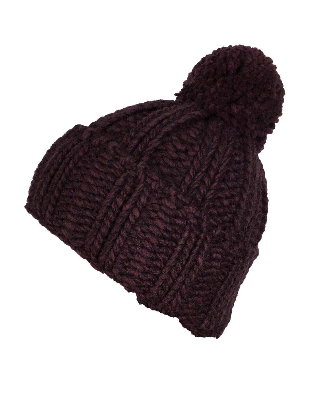 HUMILITY cappello donna a trecce con pon pon HE-AT-SAMUEL MADE IN ITALY