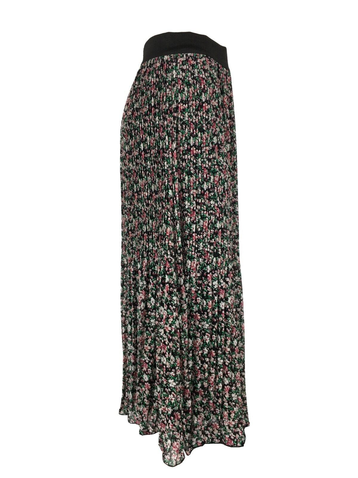 LA FEE MARABOUTEE gonna donna plissè fantasia floreale multicolor FE-JU-CHANA-F MADE IN ITALY