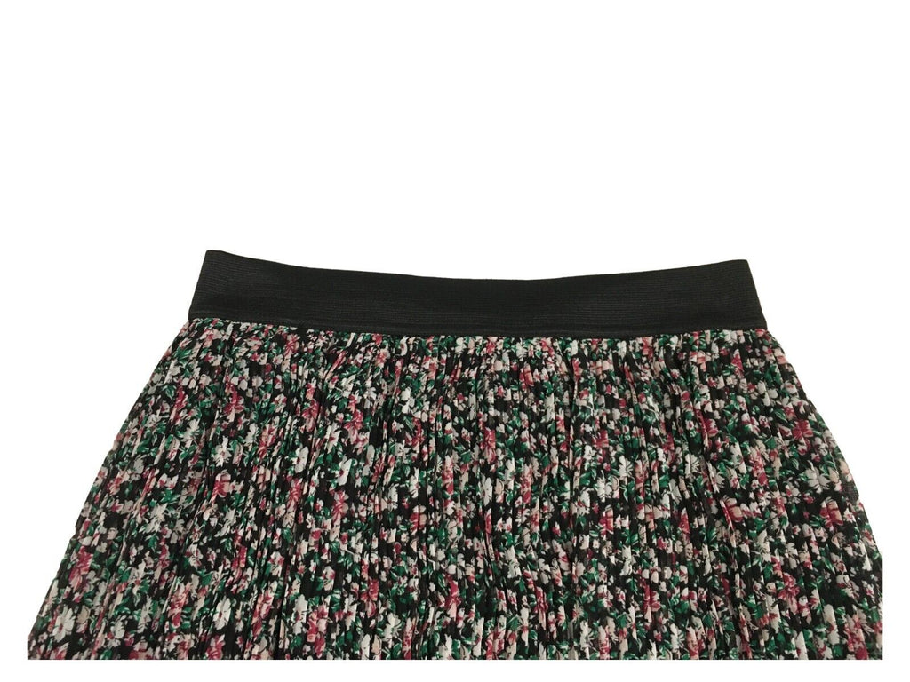 LA FEE MARABOUTEE gonna donna plissè fantasia floreale multicolor FE-JU-CHANA-F MADE IN ITALY